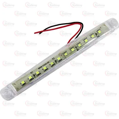 Габарит - Білий 12/24V 180х20мм 12-Led ТН-1210 298769 (GB044)