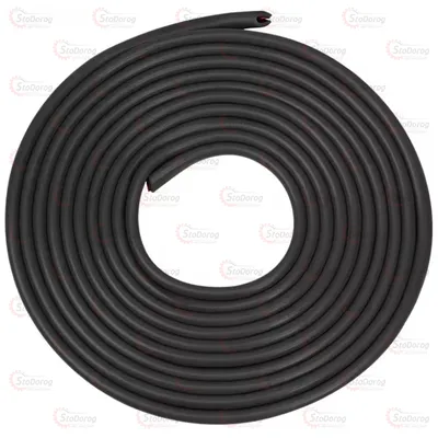 Молдинг На Край (Торець) Дверей 5м Чорний Скотч