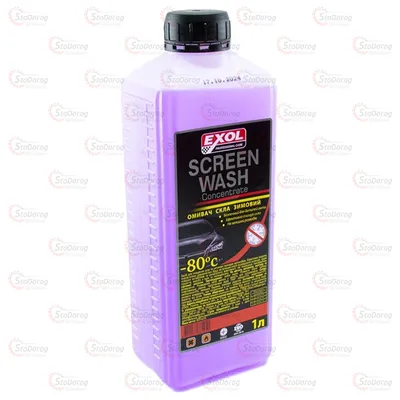 Концентрований засіб для очищення скла  1L -80*С Exol