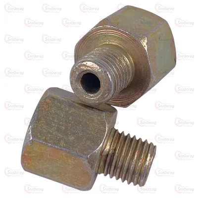 Штуцер Гальмівний Внутрішній M10x1 - Зовнішній M10x1.25 2