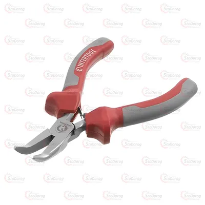 Щипці 115мм вигнуті Intertool NT-0103