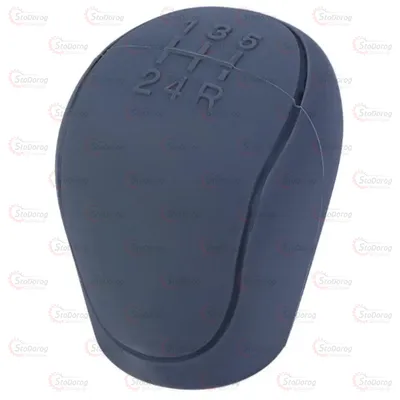 Чохол На Ручку КПП 5R (Сірий) Силікон Овал №905