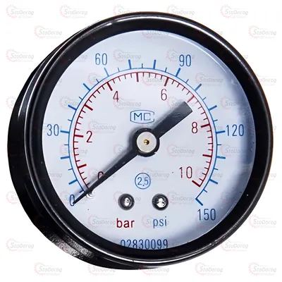 Манометр Для Блоку Підготовки Повітря, повітряного фільтра, Регулювання Тиску 1/8 10атмосфер Airkraft MAN-AFRL804G