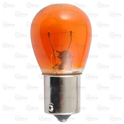 Лампа розжарювання PY21W 12V Solar Amber зміщений  цоколь 1251 2