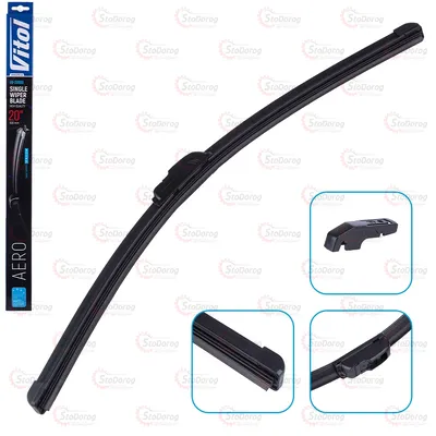 Двірник Безкаркасний Vitol Aero 20 500мм VB-20500