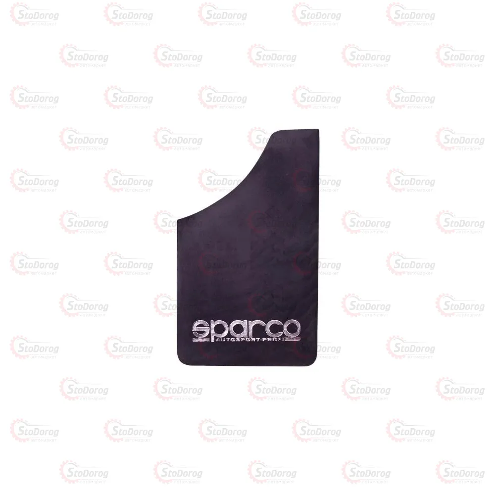 Бризковики SPARCO малі чорні 4шт 360х220  - фото 2