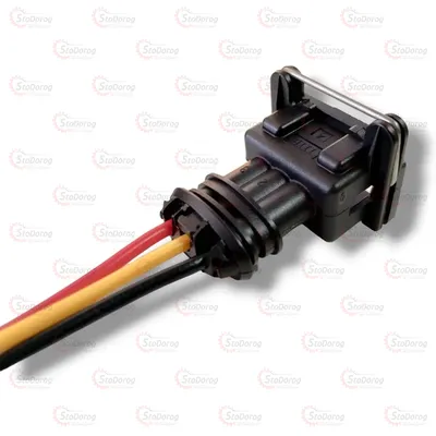 Роз'єм 3-к датчика швидкості ВАЗ, датчика холу, розподільного валу, холостого ходу Daewoo, Hyundai, Kia / датчика положення колінвалу Lanos Aveo розподілювала Авео Лачетті 2