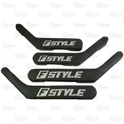 Підлокітники Салону 2106 4шт Чорний FSTYLE (Шкірзам)