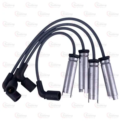 Провода Високовольтні Lanos/Aveo 8кл Hort Силікон З Металевими Наконечниками 2