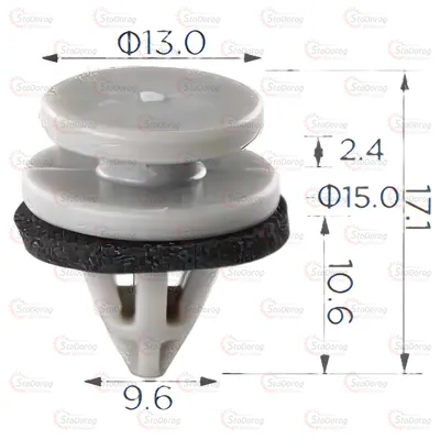 Кліпса двері Geely 2