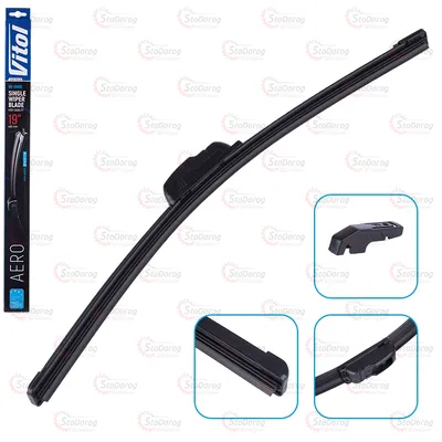 Двірник Безкаркасний Vitol Aero 19 480мм VB-19480