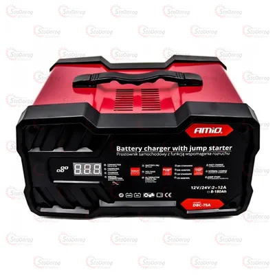 Зарядно-пусковий пристрій 12/24V Amio DBC-75A