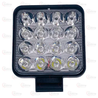 Фара-LED Додаткова 85х85х20 MINI 2шт 48W Ближнє 2