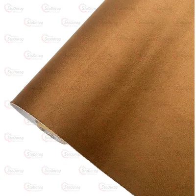 Тканина-Алькантара Коричнева 43см х10см Самоклеюча