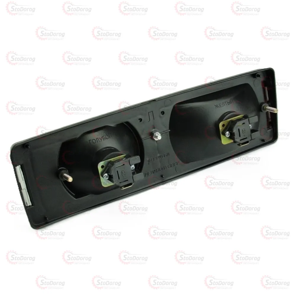 Ліхтар задній комплект 21011 рифлений червоний/білий  - фото 1