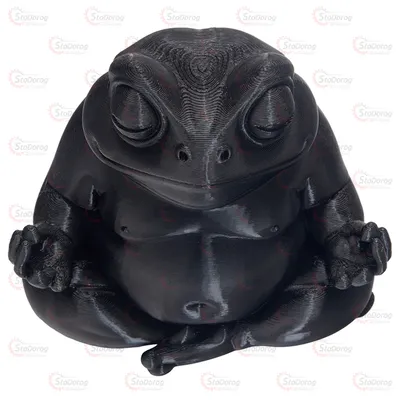 Ковпачок Фаркопа Пластик Жаба Чорна 2