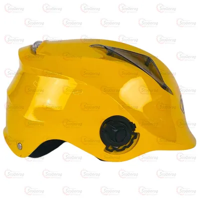 Мото Шолом Без Бороди Каска L-XXL DAVID 309 (Жовтий) з окулярами