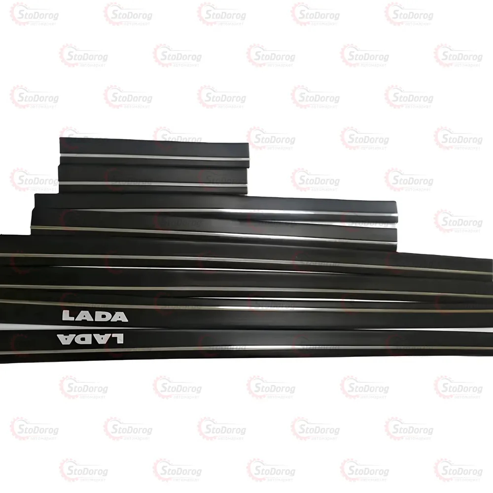 Молдинг Кузова Lada 2101-07 (1 Смуга Хром) Вузький Sahler SH 501  - фото 2