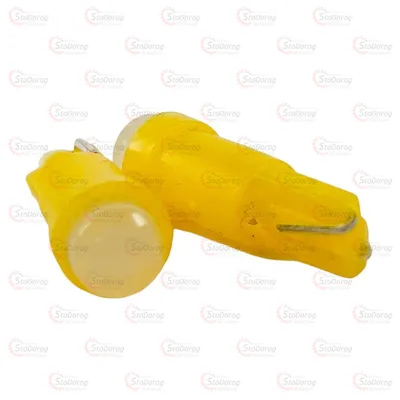 Світлодіод LED W1,2W T5 12V Насіння Жовтий 2
