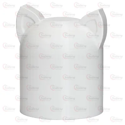 Ковпачок Фаркопа Пластик Котик Білий