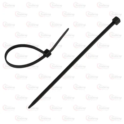 Хомут Пластик Чорний 2.5x200 Intertool TC-2521