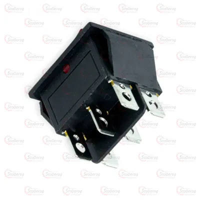 Кнопка універсал 3положення 6контактів (30х25мм) 2