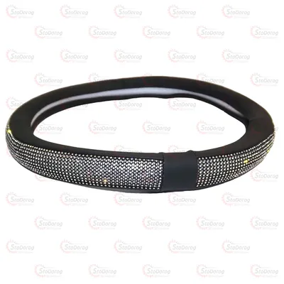 Чохол керма M (37-39см) Чорний Стрази Чорні