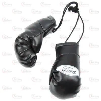 Перчатки Бокс На Дзеркало FORD Чорні