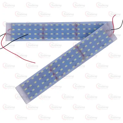 Підсвітка Призма 24V LED 4 ряди 25см - Біла - (5630) - 2А 72LED 2