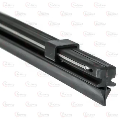 Гумка каркасного двірника ELEGANT 24  600mm пластикова направляюча 300 205 2