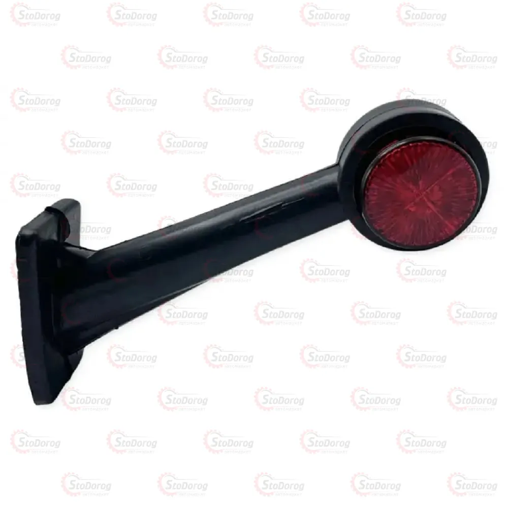 Габарит Ріжки Косий 19см 12/24v 2шт Червоний+Білий MRT Л-053  - фото 1
