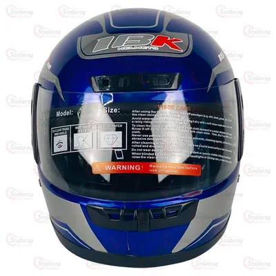 Мото Шолом 305 IBK З Бородою Синій 2