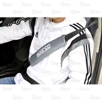 Подушка На Ремінь Безпеки Sparco Сірий 2