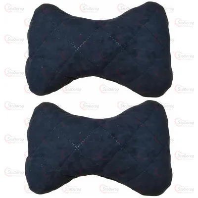 Подушка На Підгол Тканина Антара Чорна 2шт