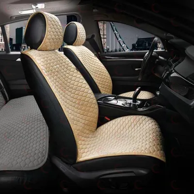 Накидки Сидінь Алькантара El PALERMO Бежевий Передні (700 204)