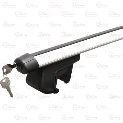 Багажник на рейлінги Lavita 127см, до 75кг аеродинамічний з замком