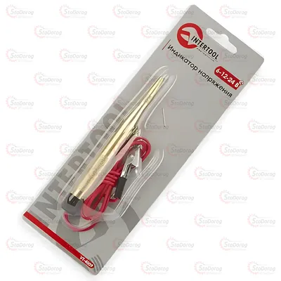 Викрутка індикаторна пробник 6-12-24V INTERTOOL 2