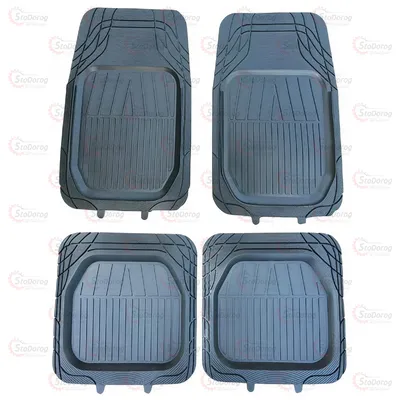 Килимки Гумові Чорні Метелиця-2 (Корито) PTI