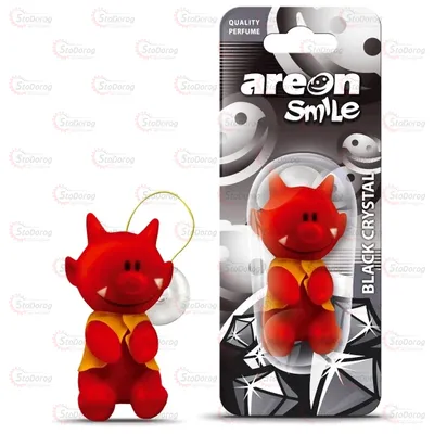 Ароматизатор - Areon Smile - Black Crystal