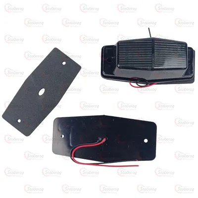 Повторювач поворотів універсальний темний 13х6х4см (2патр під ламп)  FormPlas 2шт 2