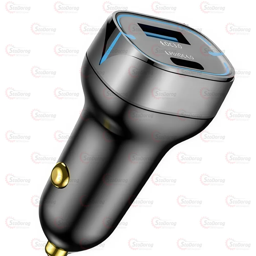 Зарядне у прикурювач 12-24v 1USB 1Type-C 4,8A 24W G10 