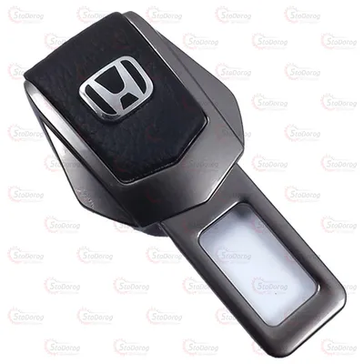 Заглушка ременя безпеки Графіт/шкіра Honda