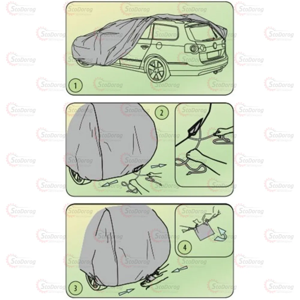 Тент Седан 425х148х136см М Mobile Garage Sedan KEGEL  - фото 5