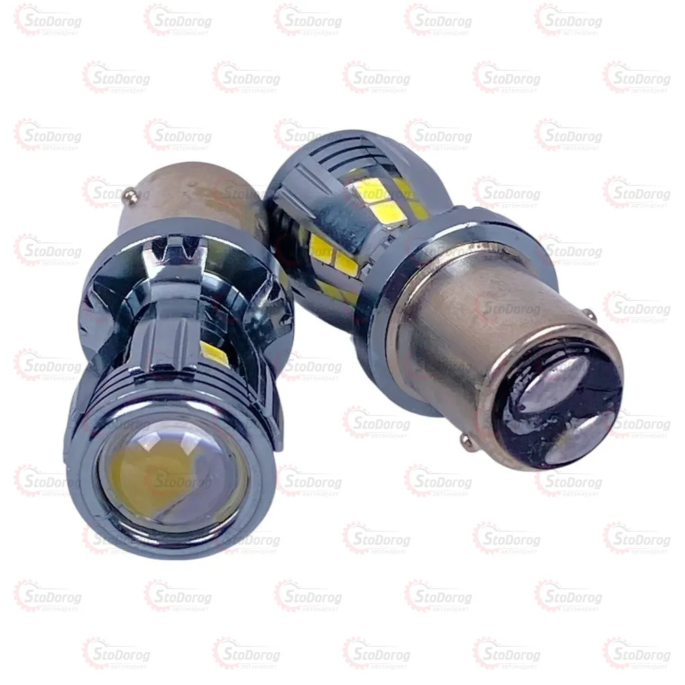 Світлодіод LED P21/5W 12V 2шт CANbus 10303 Brevia  - фото 2