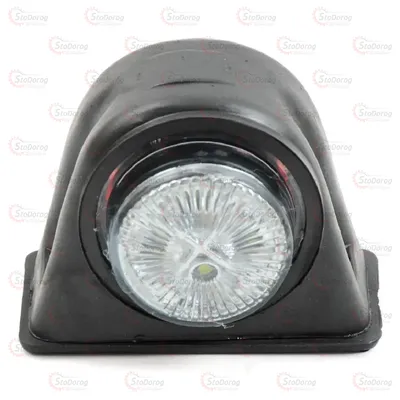 Габарит Ріжки 7*9см 12/24v 2шт Великий Червоний+Білий 4+4 LED MRT Л-033 2