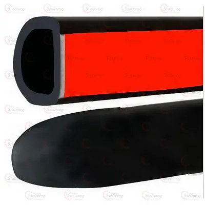 Ущільнювач На Задні Стойки №4 2*80см (На Кромку) EPDM