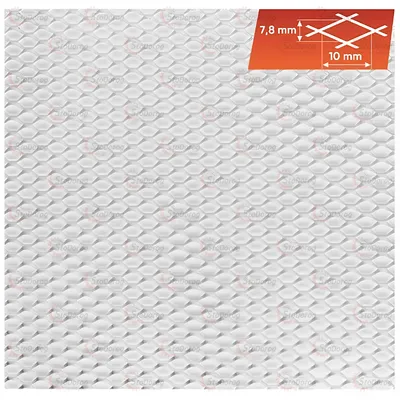 Сітка Декор №3 100х20см Хром СОТИ 512023