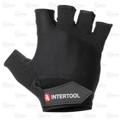 Перчатки Intertool без пальців ,шкіра 2