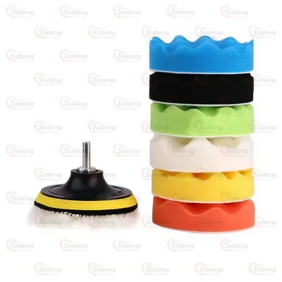 Набір Полірувальний M10 9шт 100мм (голограма)