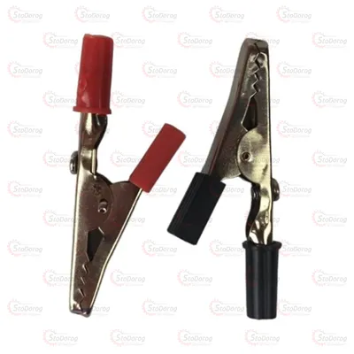 Затискачі Клеми АКБ (Крокодили) (+/-) 4.3-5.6см ширина 2см